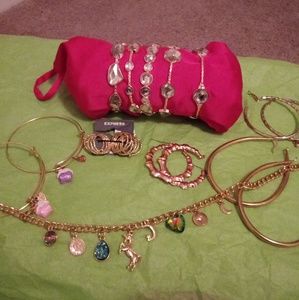 Gold jewelry bundle
